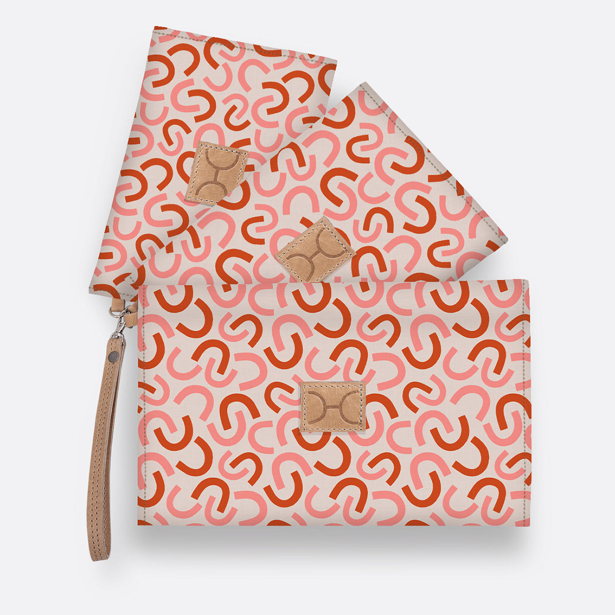 Accessory Pouches 3in1 Laminated Fabric
