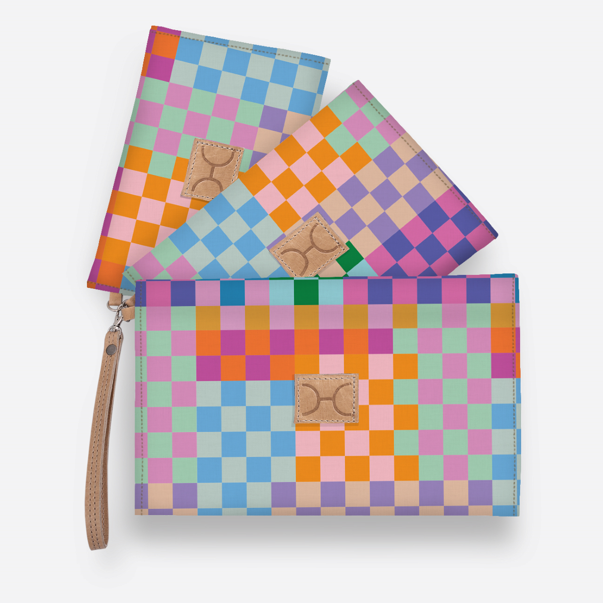 Accessory Pouches 3in1 Laminated Fabric