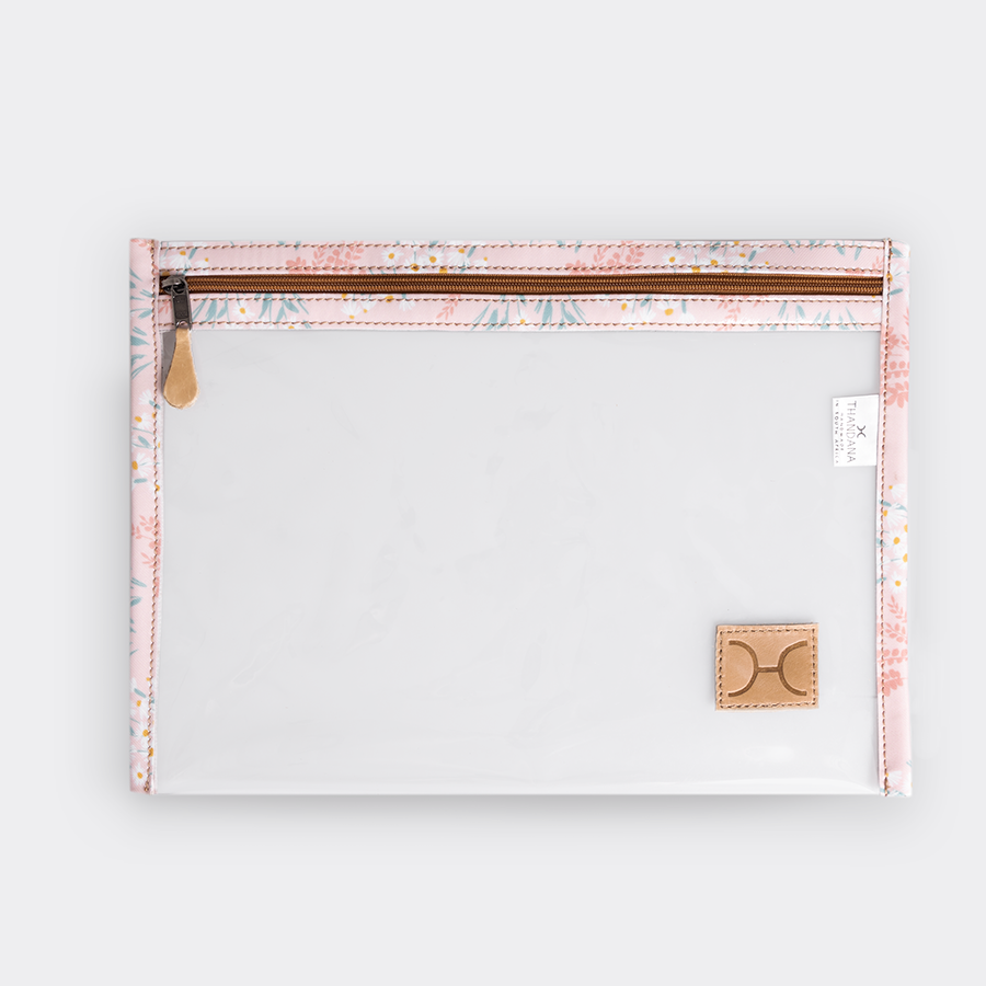 Clear Document Pouch Laminated Fabric