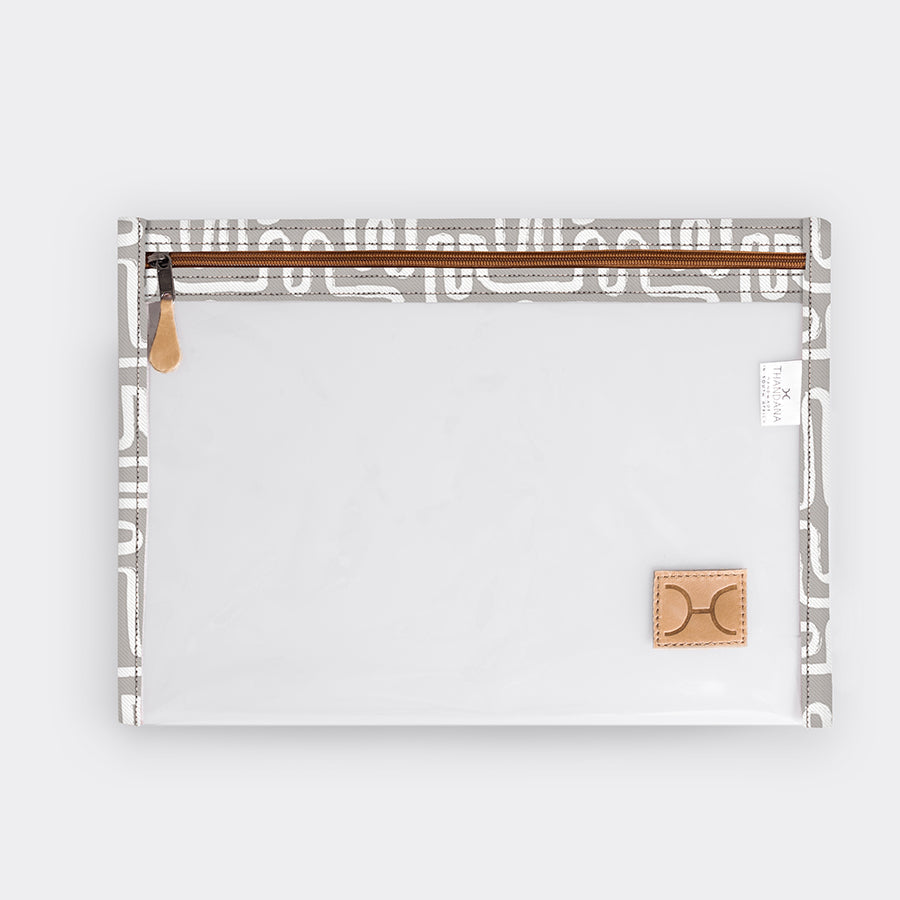 Clear Document Pouch Laminated Fabric