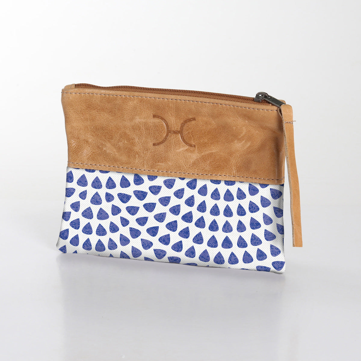 Pouch Laminated Fabric With Leather