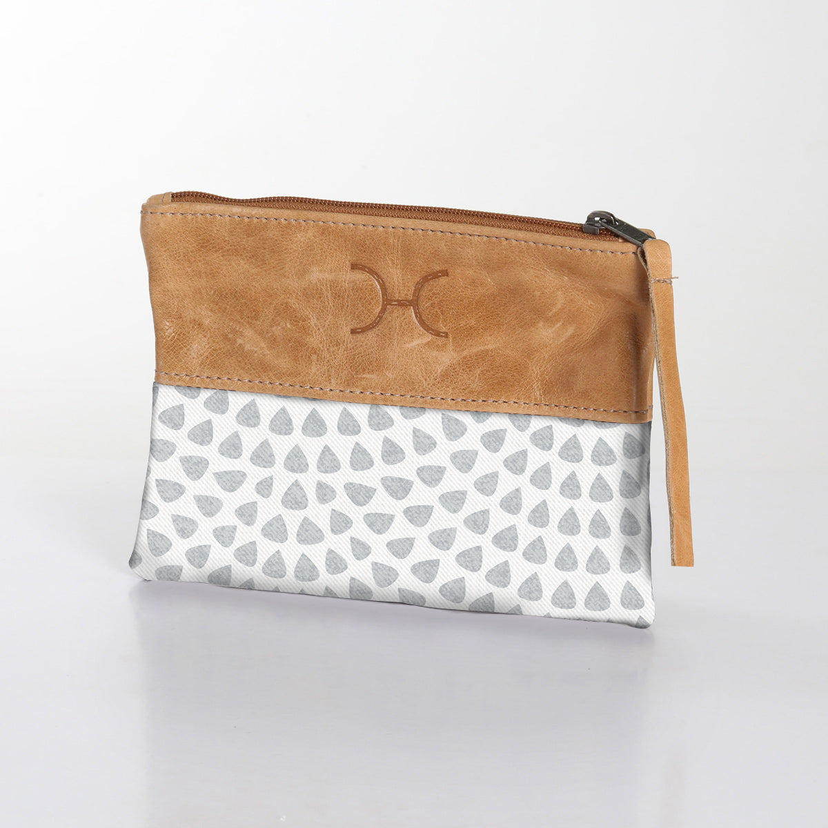 Pouch Laminated Fabric With Leather
