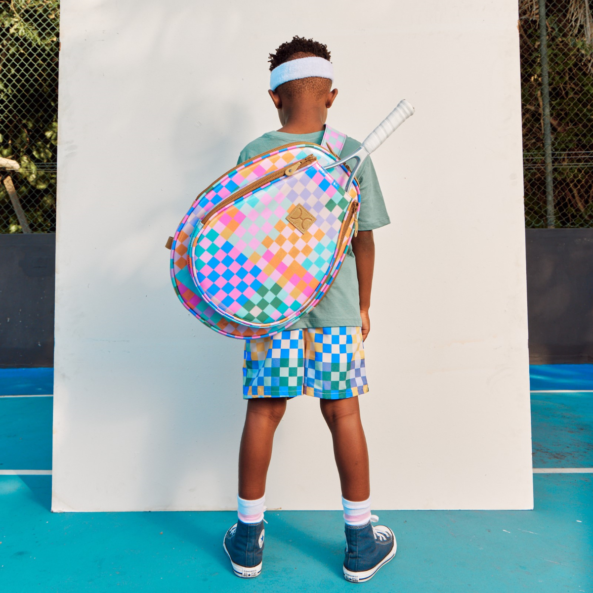 Kids Tennis & Padel Cover Sleeve Laminated Fabric