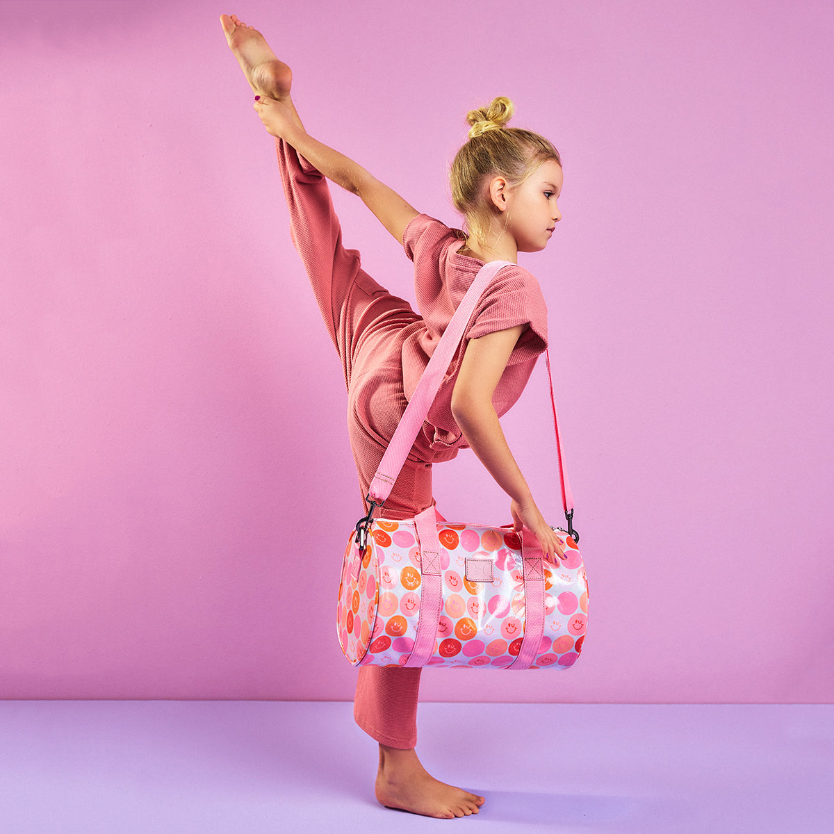 Kid's Sports Gym Bag Laminated Fabric