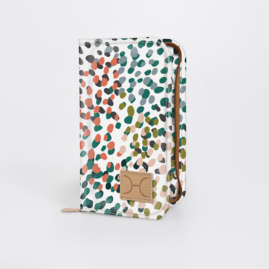 Corporate Large Travel Wallet Laminated Fabric