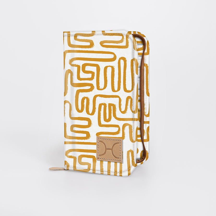 Corporate Large Travel Wallet Laminated Fabric