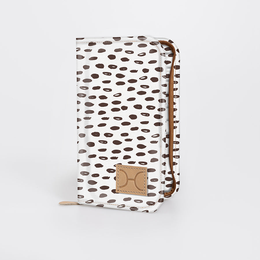 Corporate Large Travel Wallet Laminated Fabric