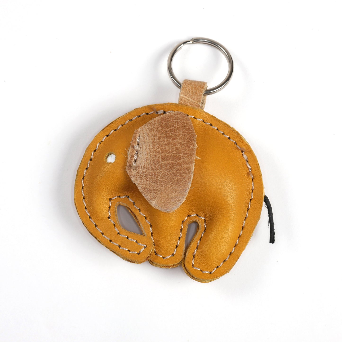 Animal Leather Key Ring