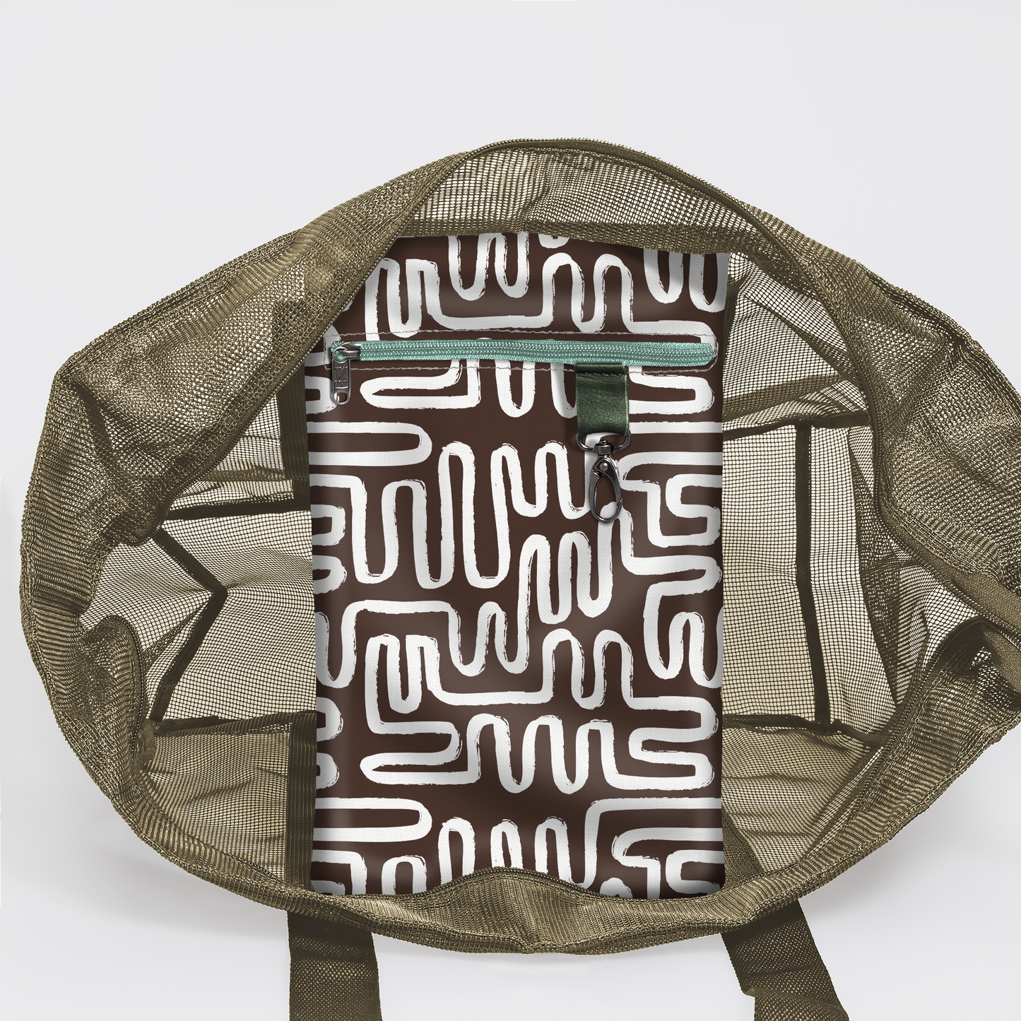 Meshie Jumbo Beach Bag OLIVE