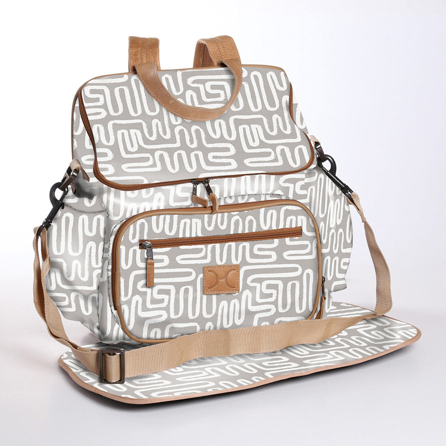 Baby Nappy Backpack Laminated Fabric