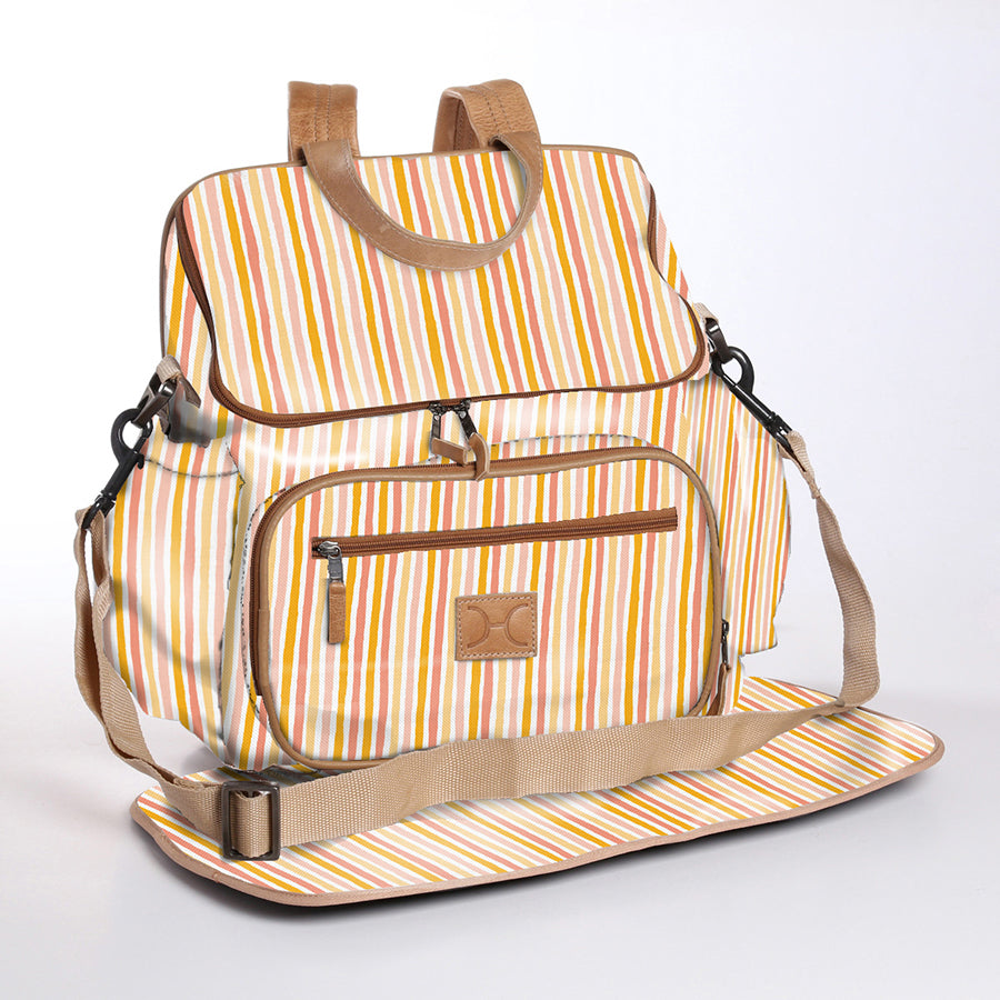 Baby Nappy Backpack Laminated Fabric