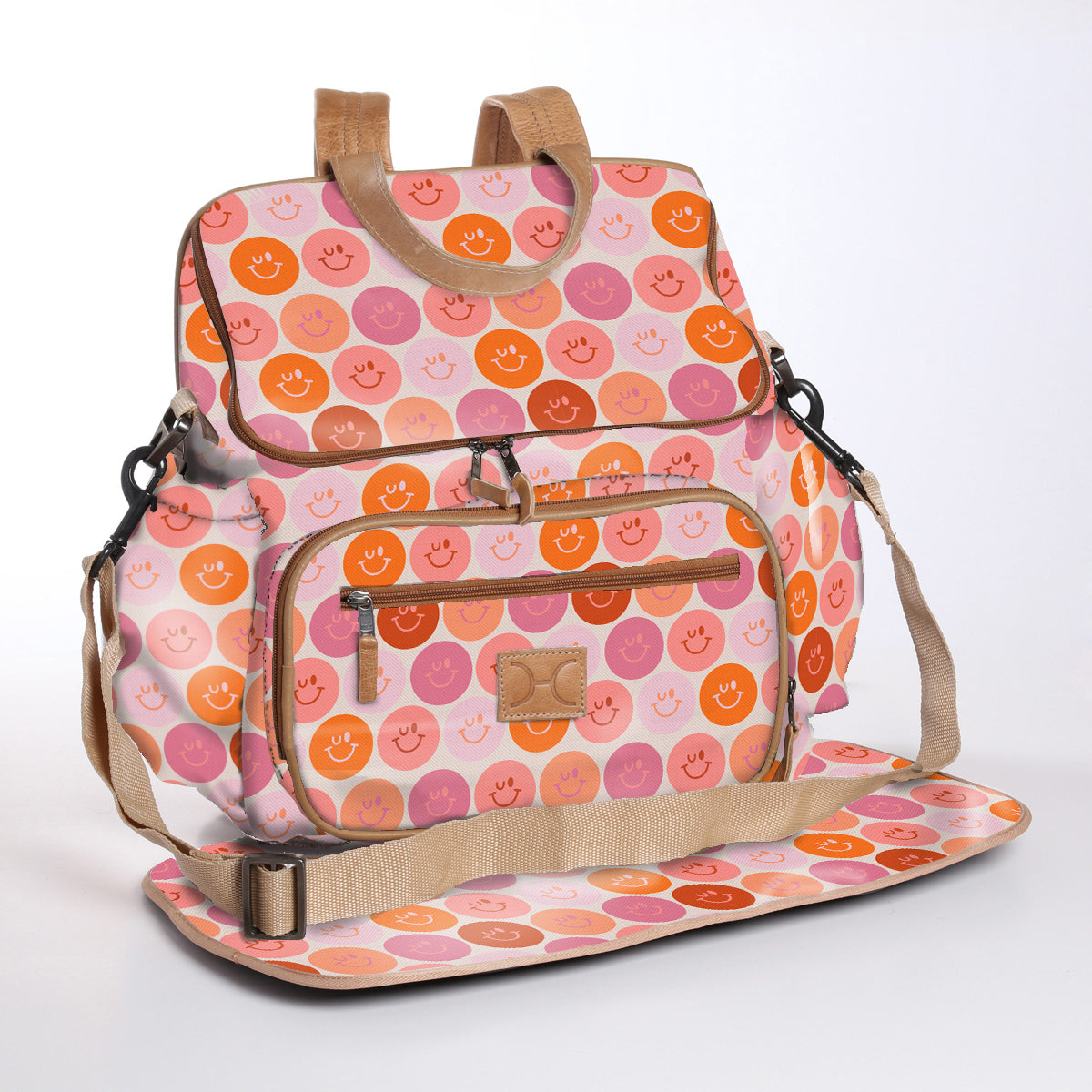 Baby Nappy Backpack Laminated Fabric