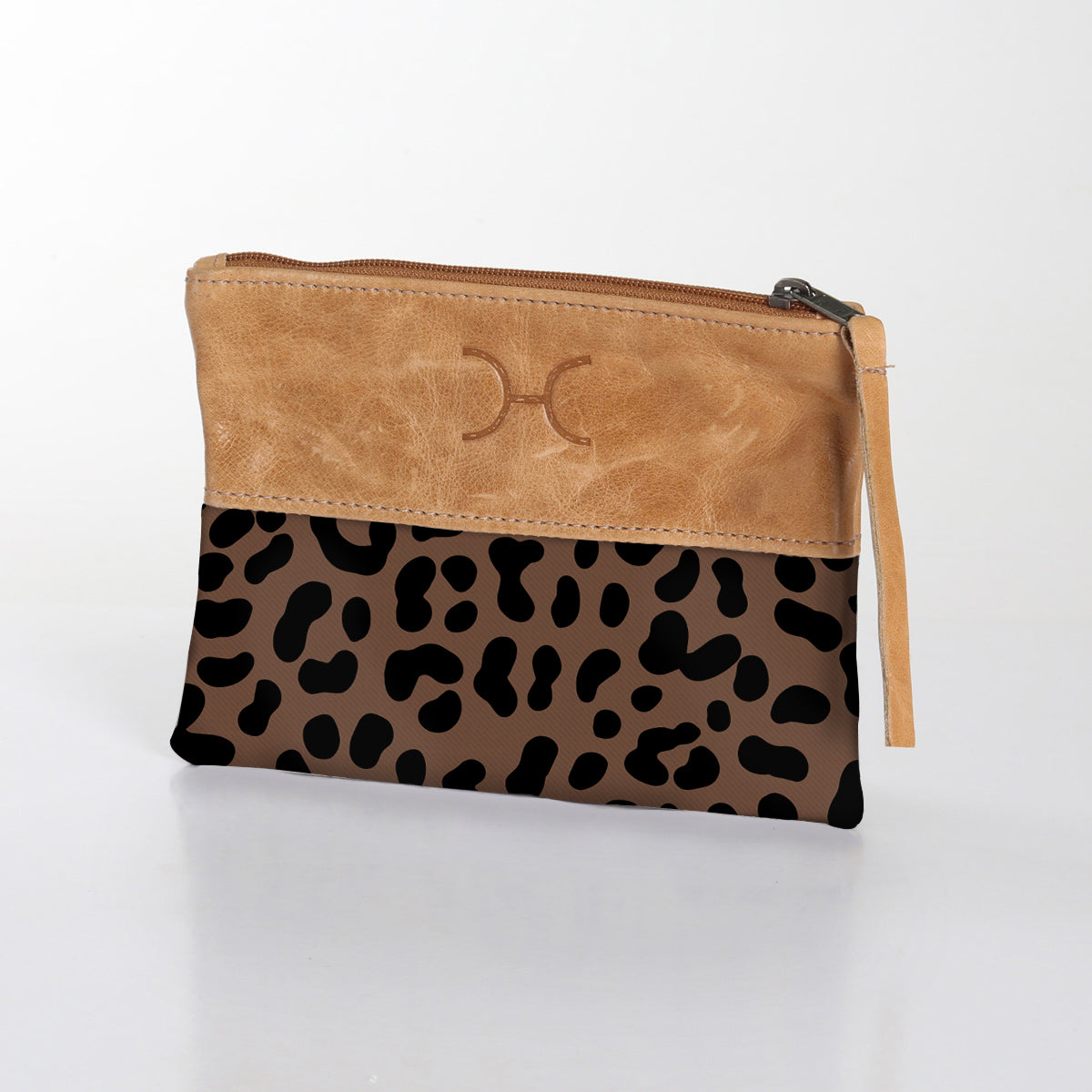 Pouch Laminated Fabric With Leather