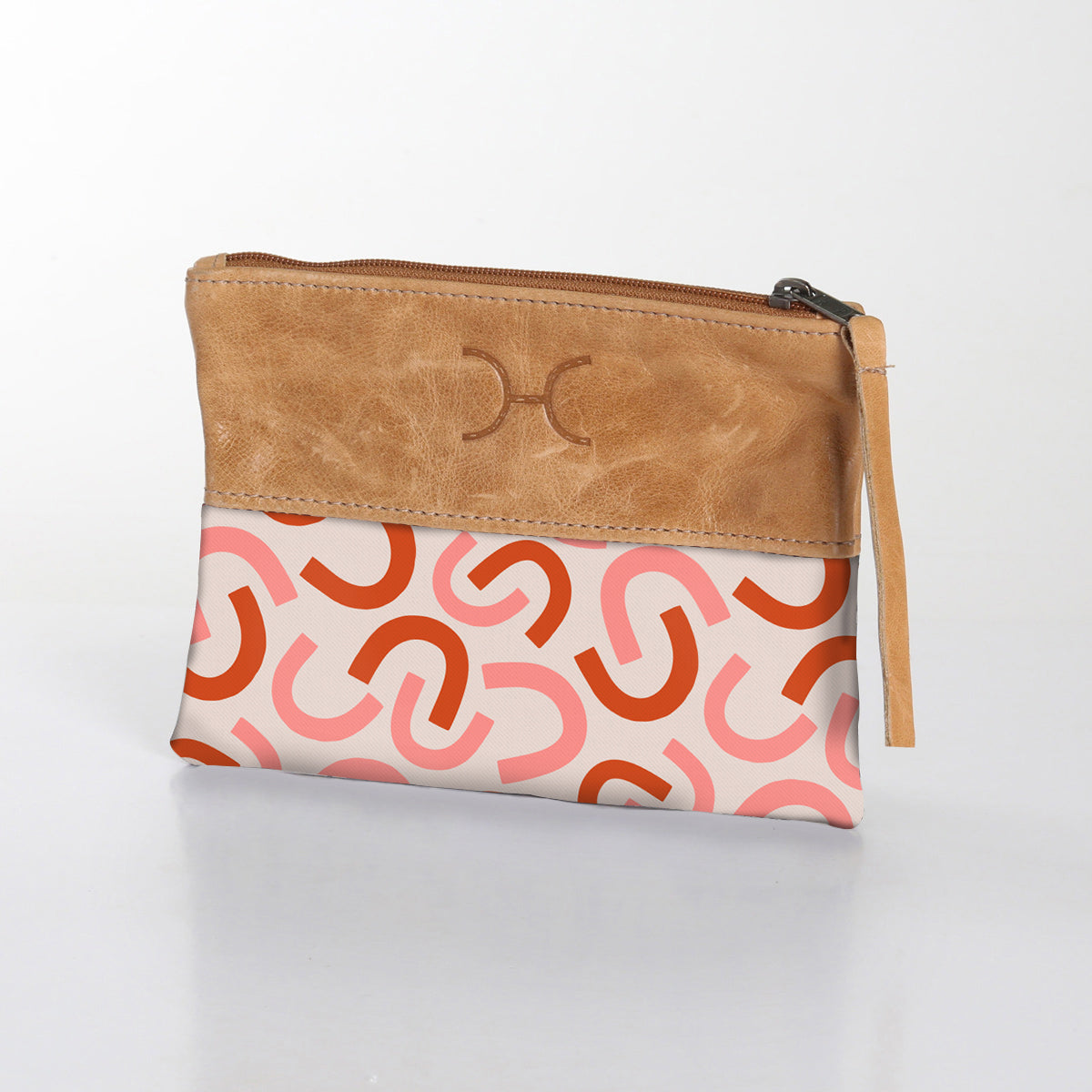 Pouch Laminated Fabric With Leather