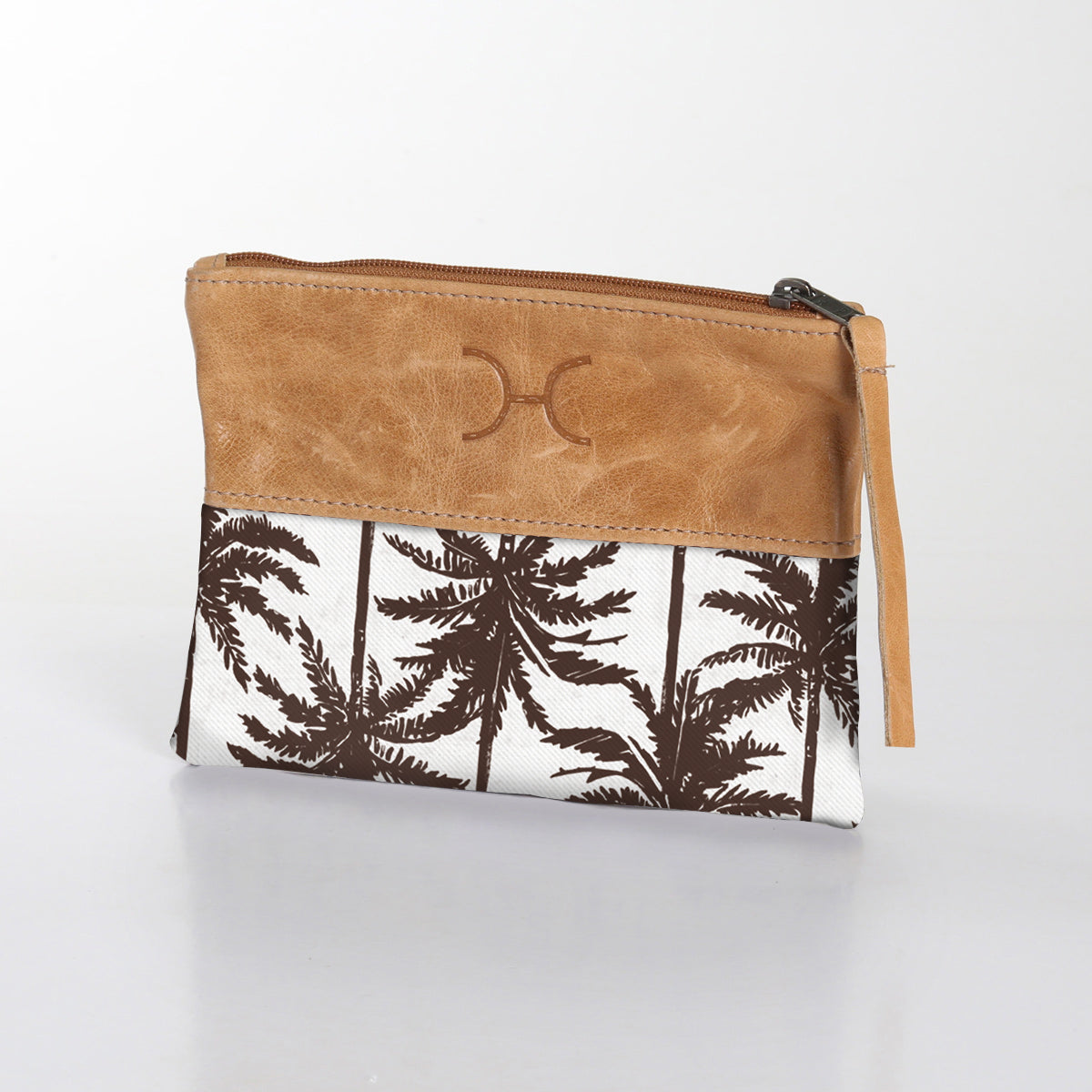 Pouch Laminated Fabric With Leather