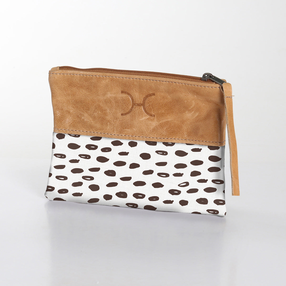 Pouch Laminated Fabric With Leather