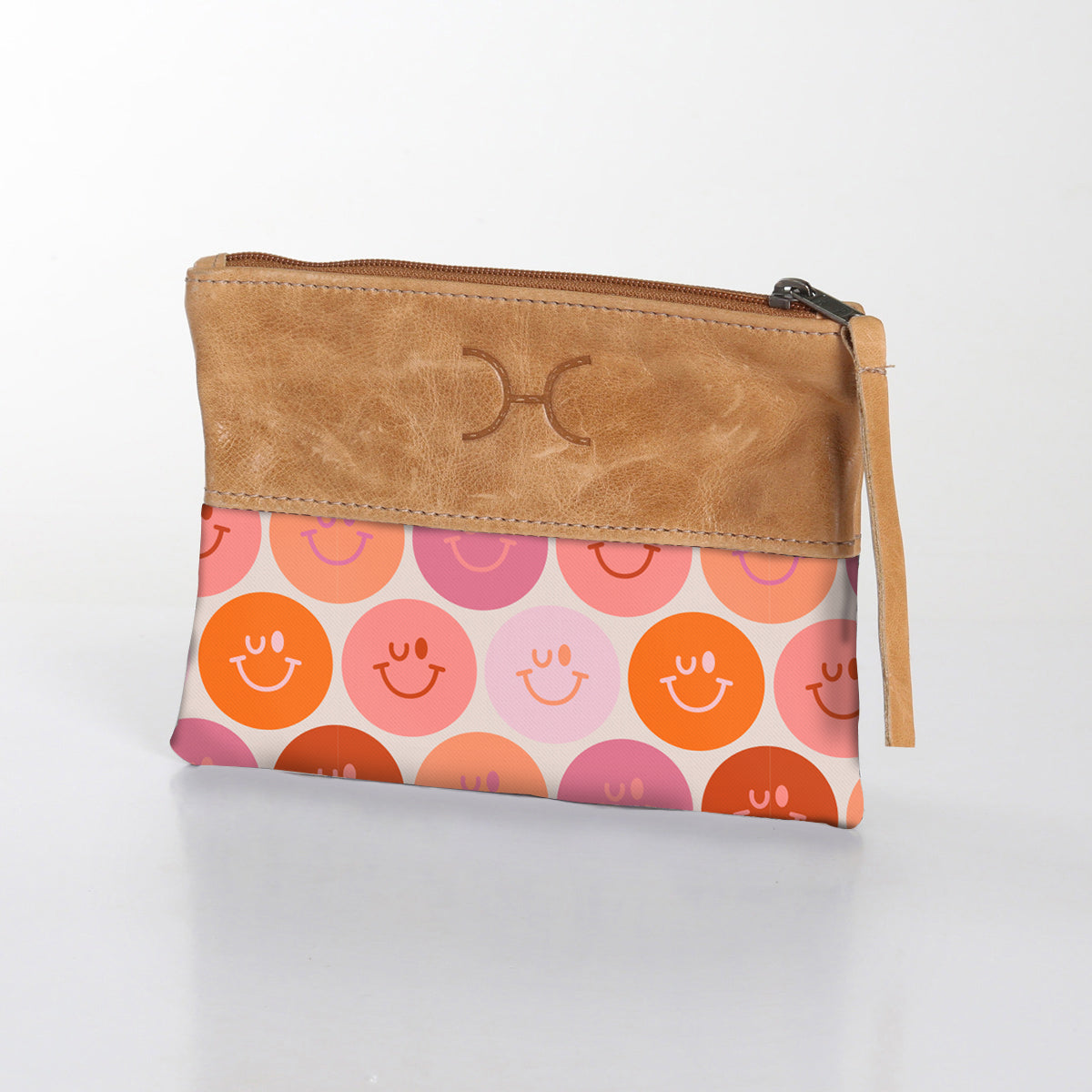 Pouch Laminated Fabric With Leather
