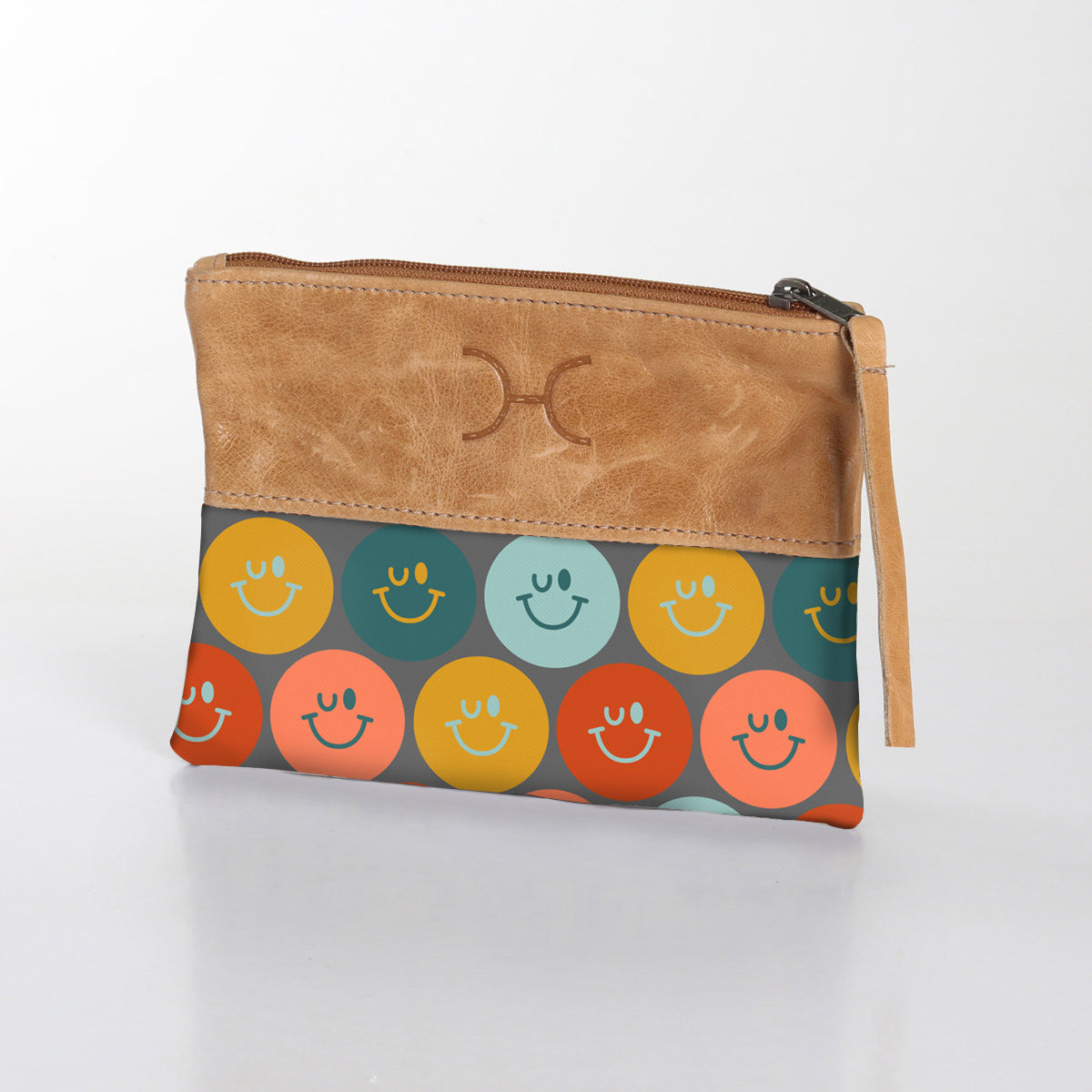 Pouch Laminated Fabric With Leather
