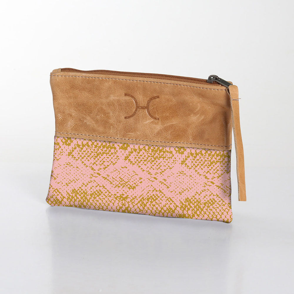 Kids Pouch Laminated Fabric With Leather
