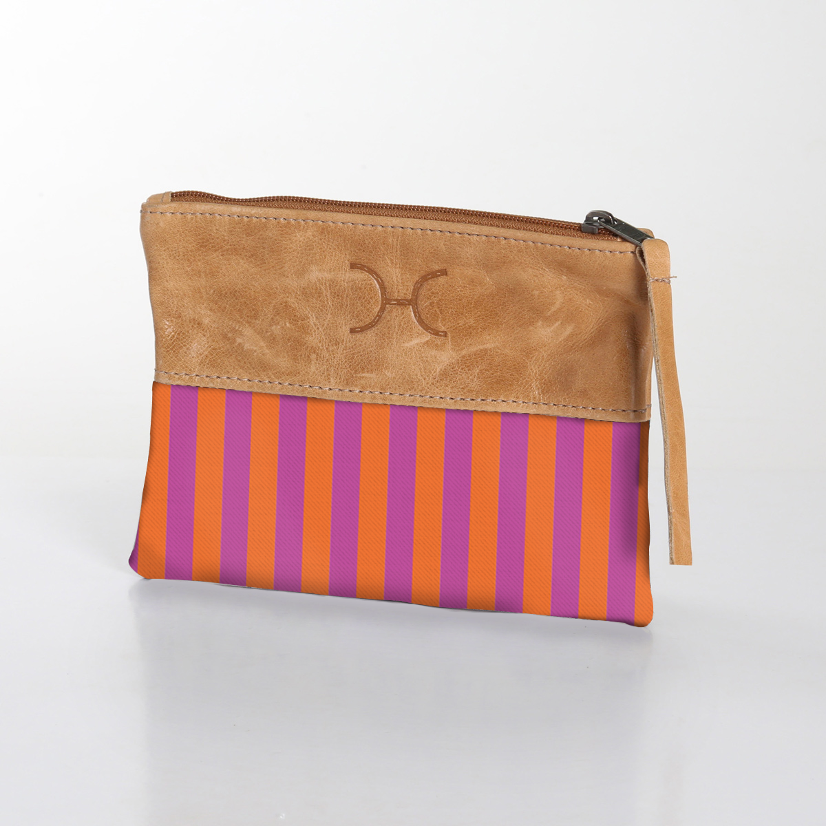 Kids Pouch Laminated Fabric With Leather