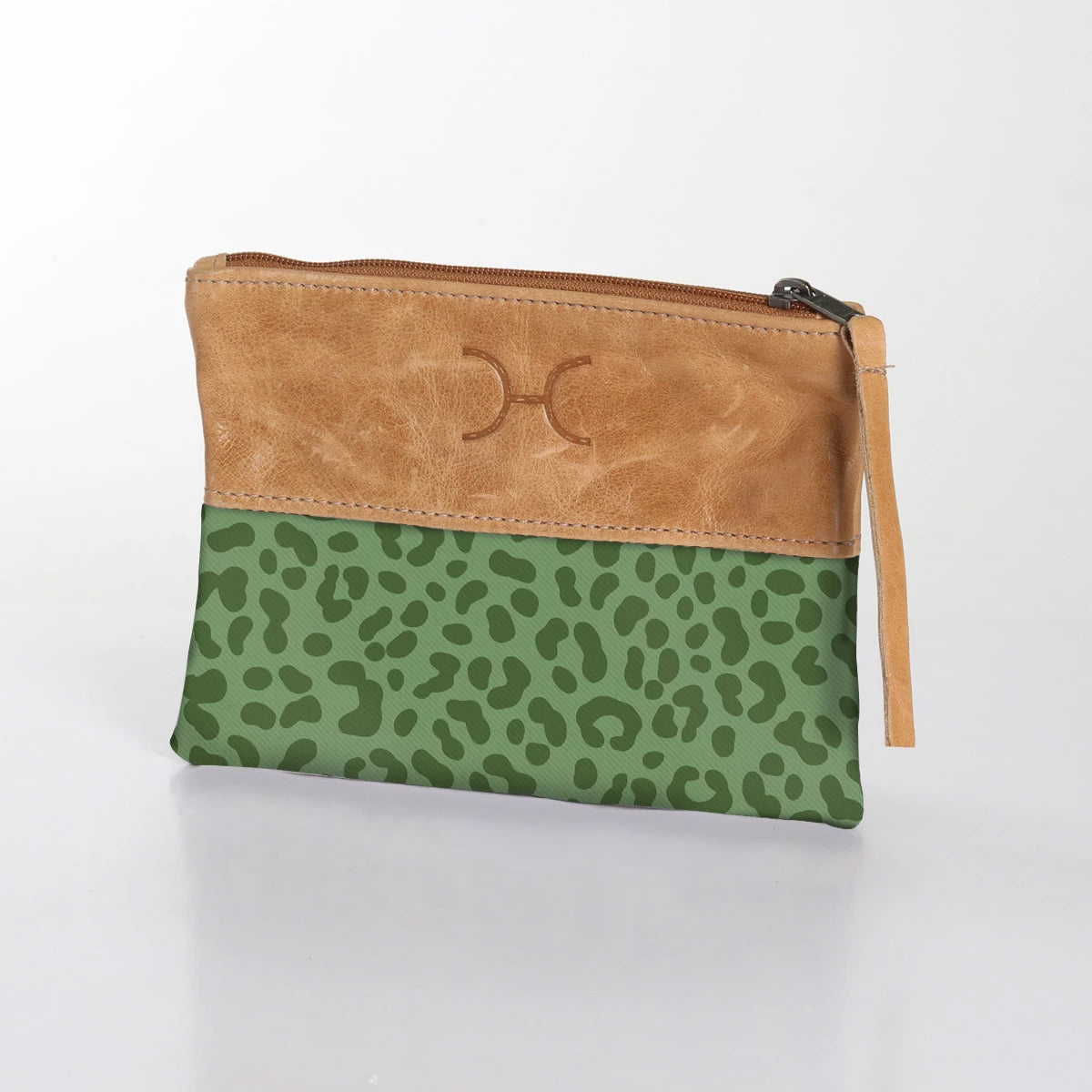 Pouch Laminated Fabric With Leather