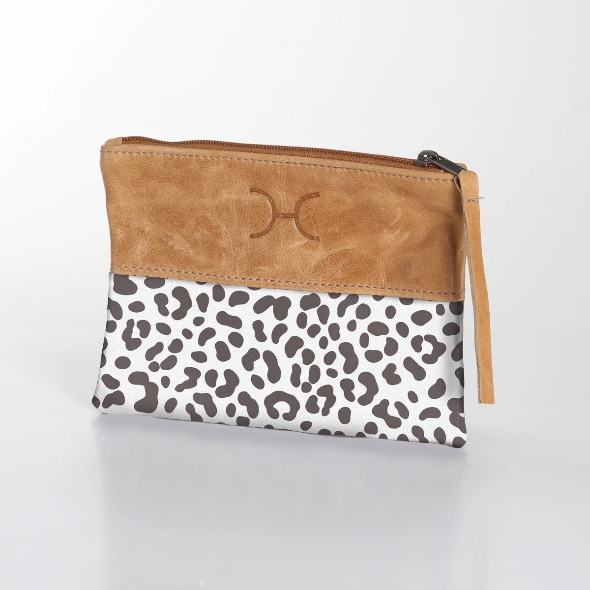 Pouch Laminated Fabric With Leather