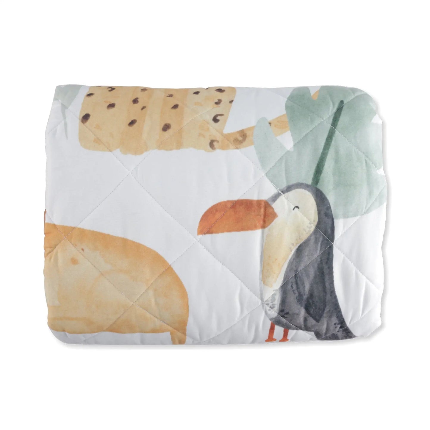 Quilted Playmat - Jungle Watercolour