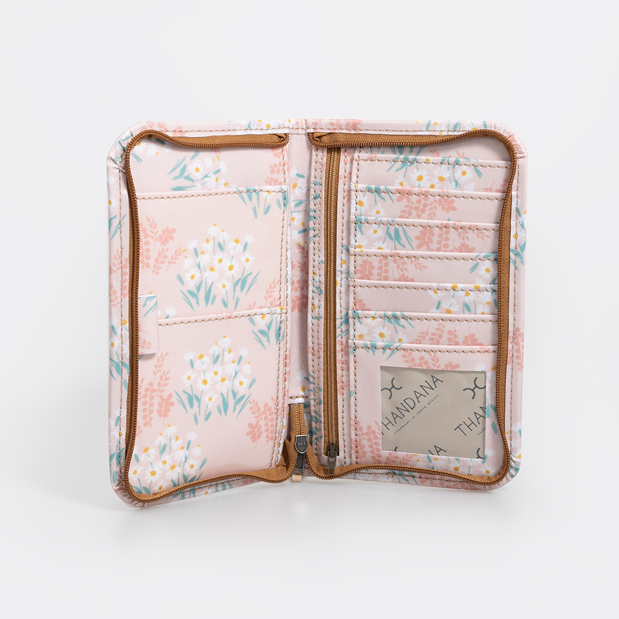 Corporate Large Travel Wallet Laminated Fabric