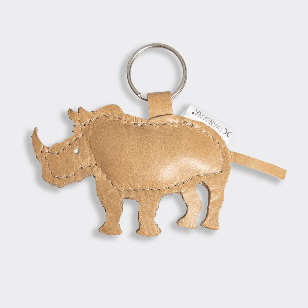 Animal Leather Key Ring