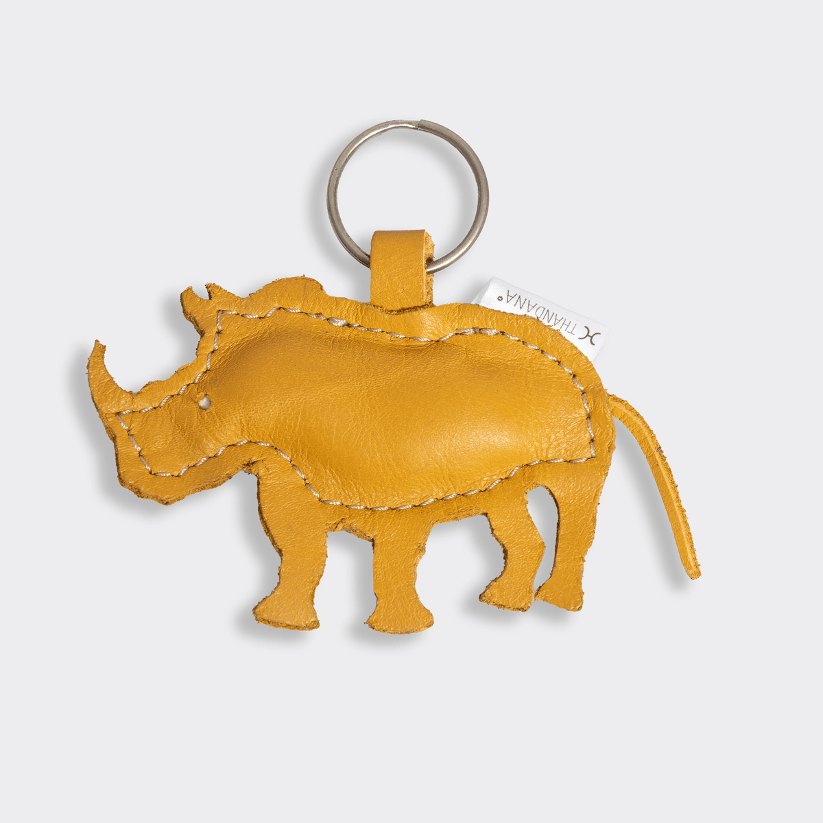 Animal Leather Key Ring