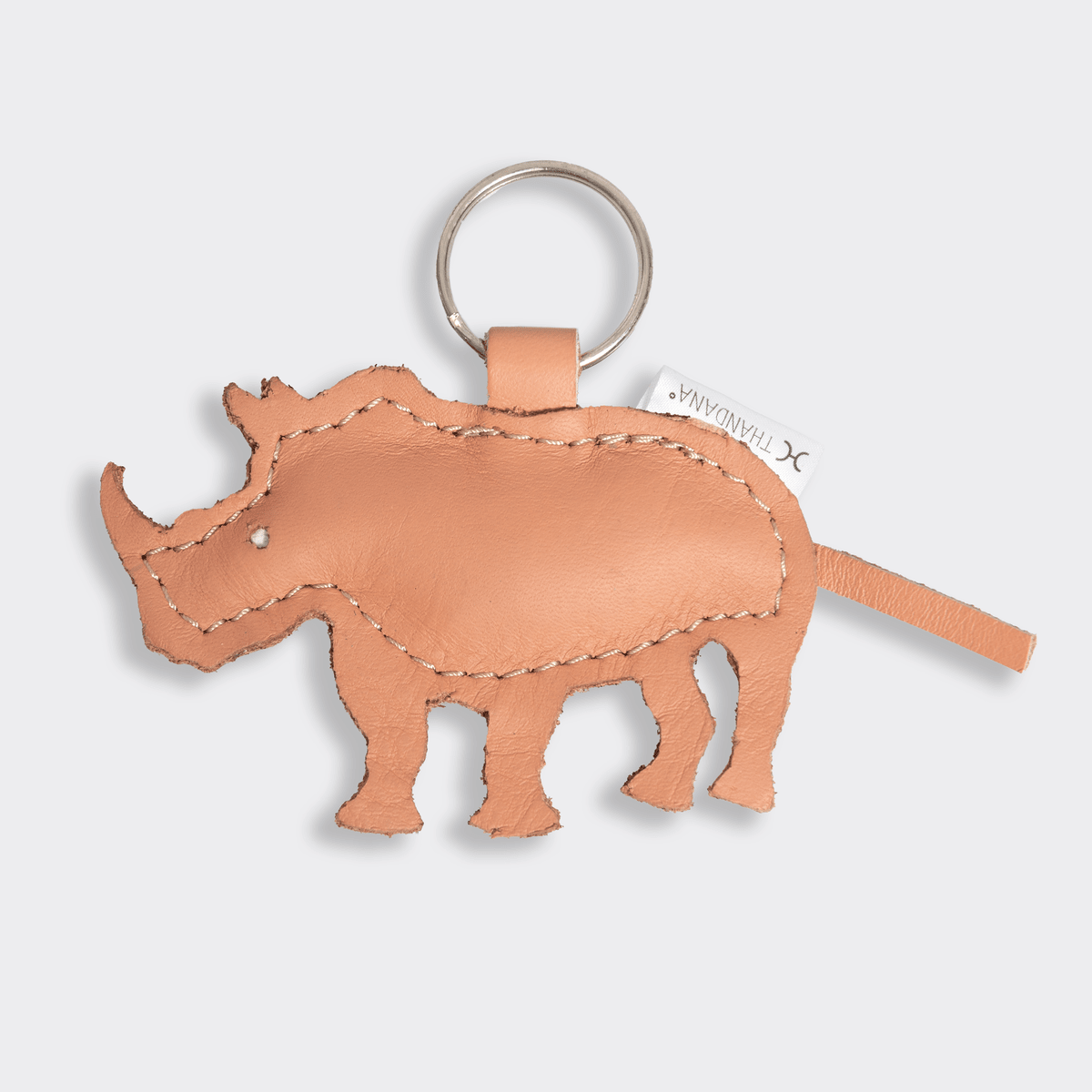 Animal Leather Key Ring