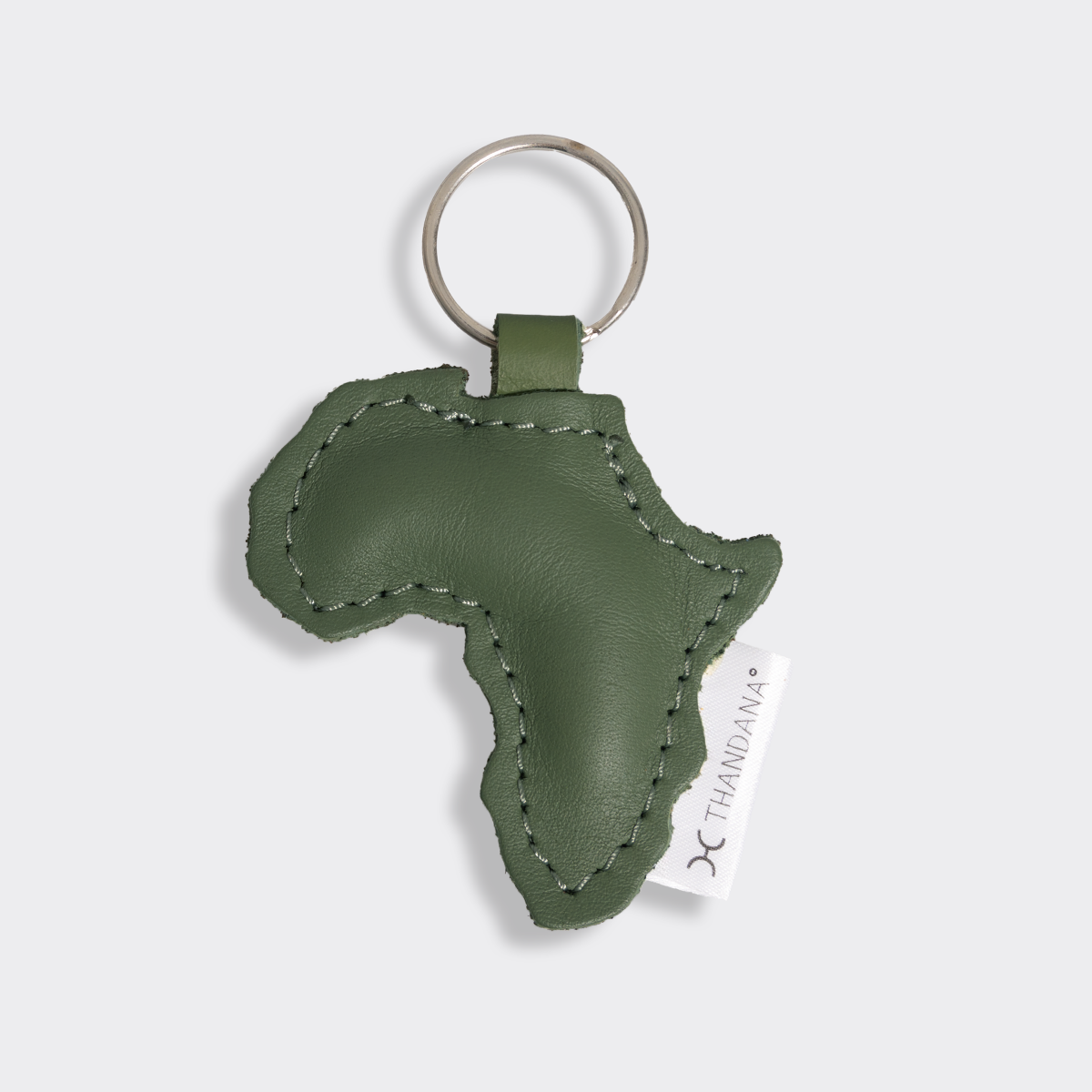 Africa Leather Key Rings