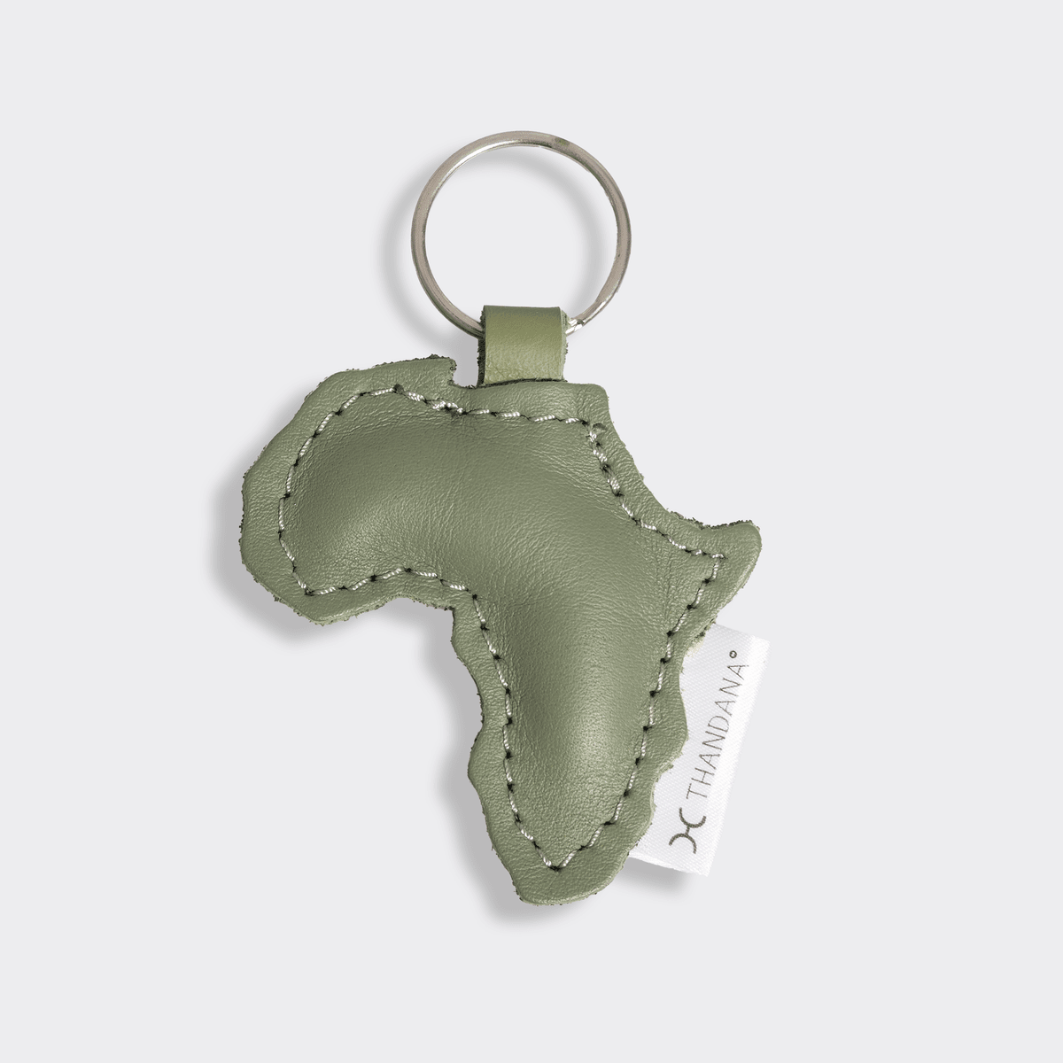 Africa Leather Key Rings