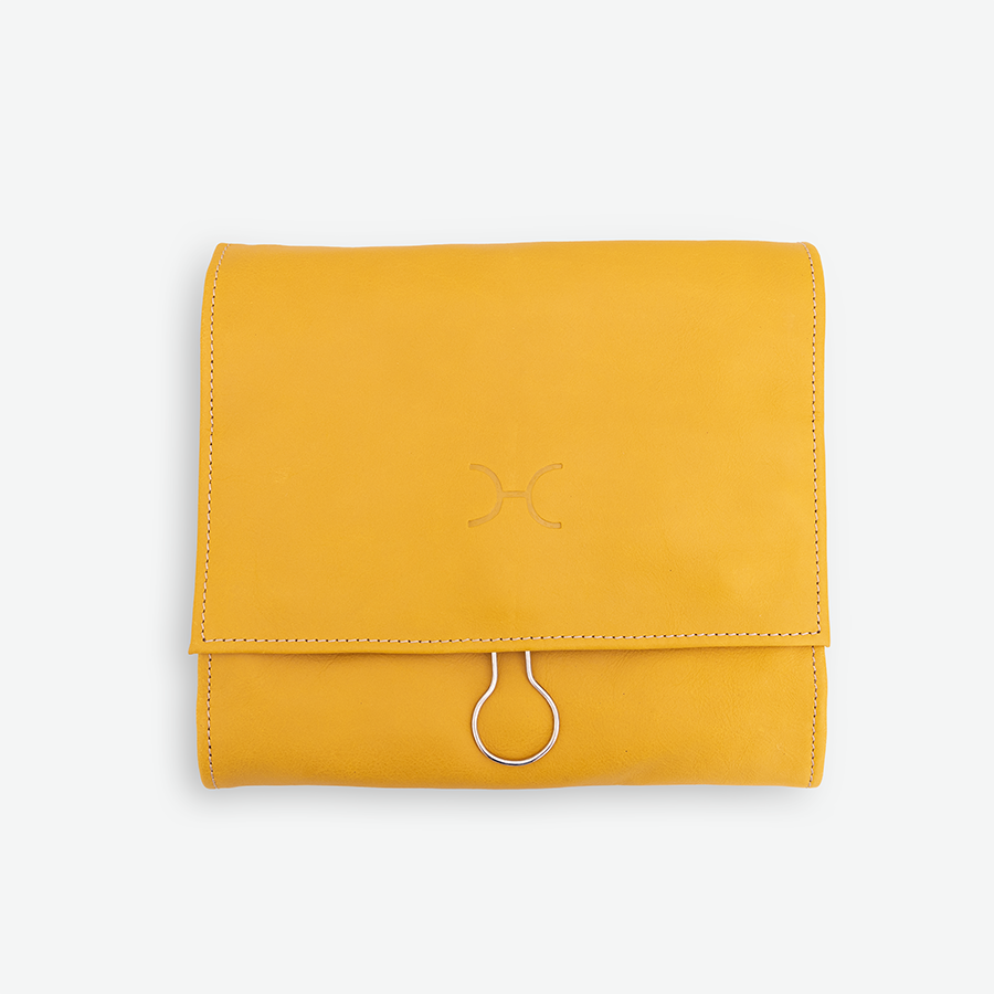 Roll Up Toiletry Leather