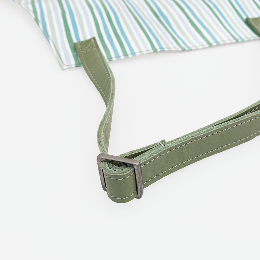Apron Laminated Fabric with Leather Pouch