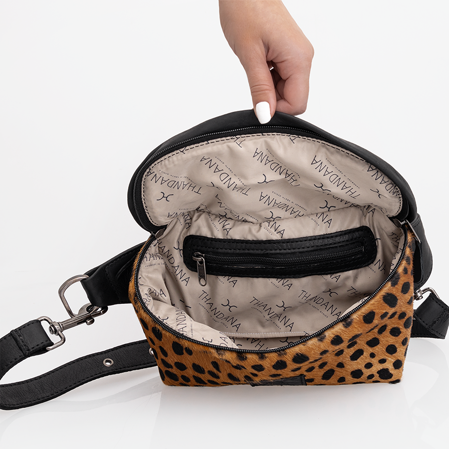 Ari Bum Bag Animal Print Leather