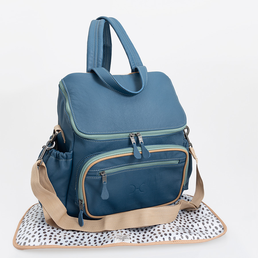 Baby Nappy Backpack Leather
