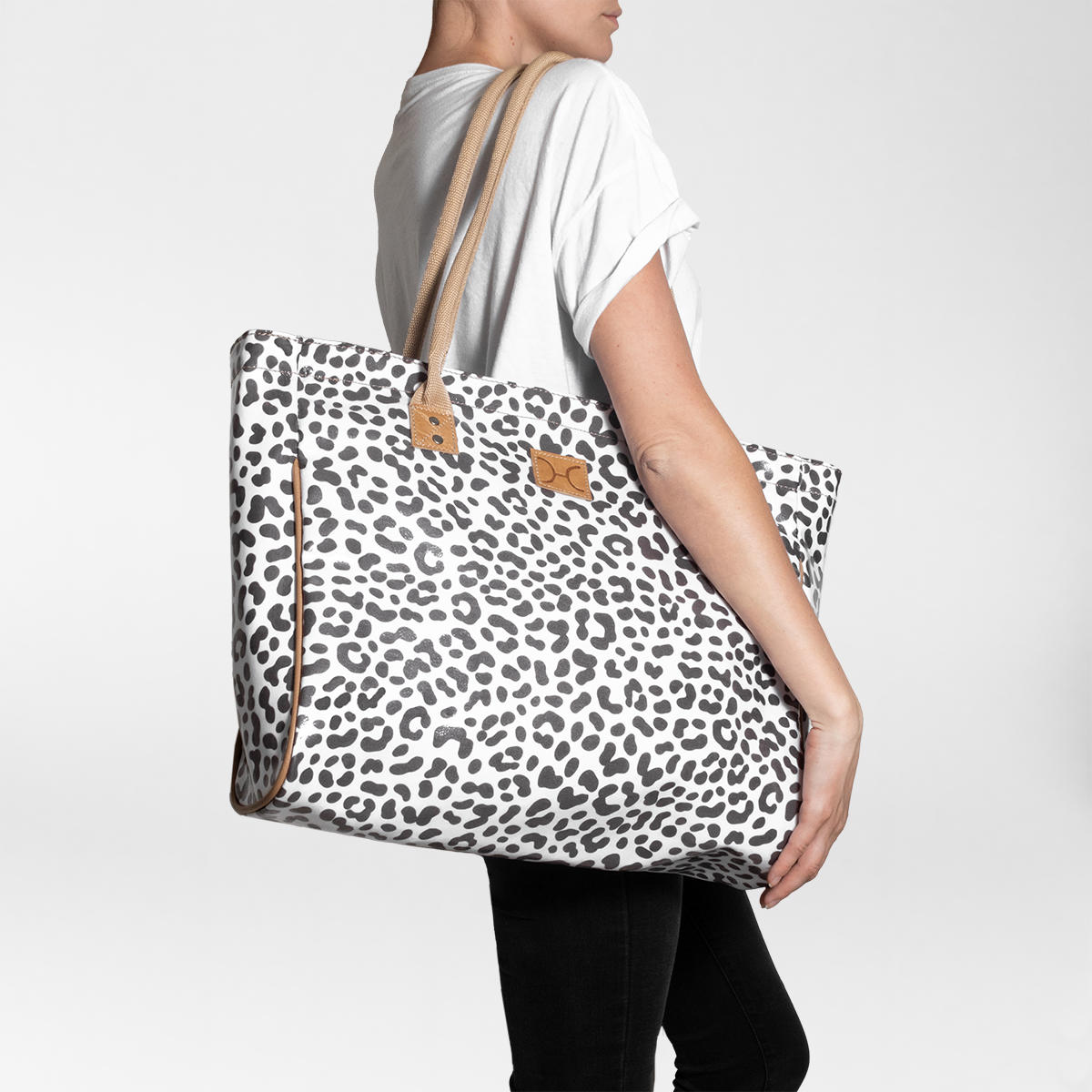 Beach Large Bag Laminated Fabric