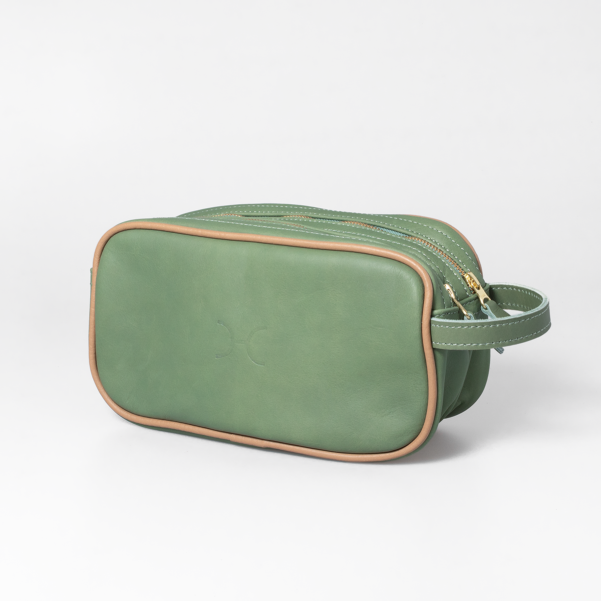 Men's Double Zip Vanity Leather