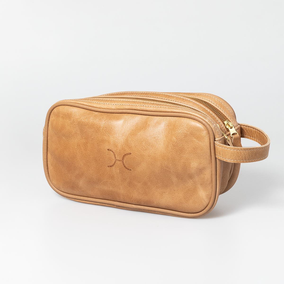 Men's Double Zip Vanity Leather