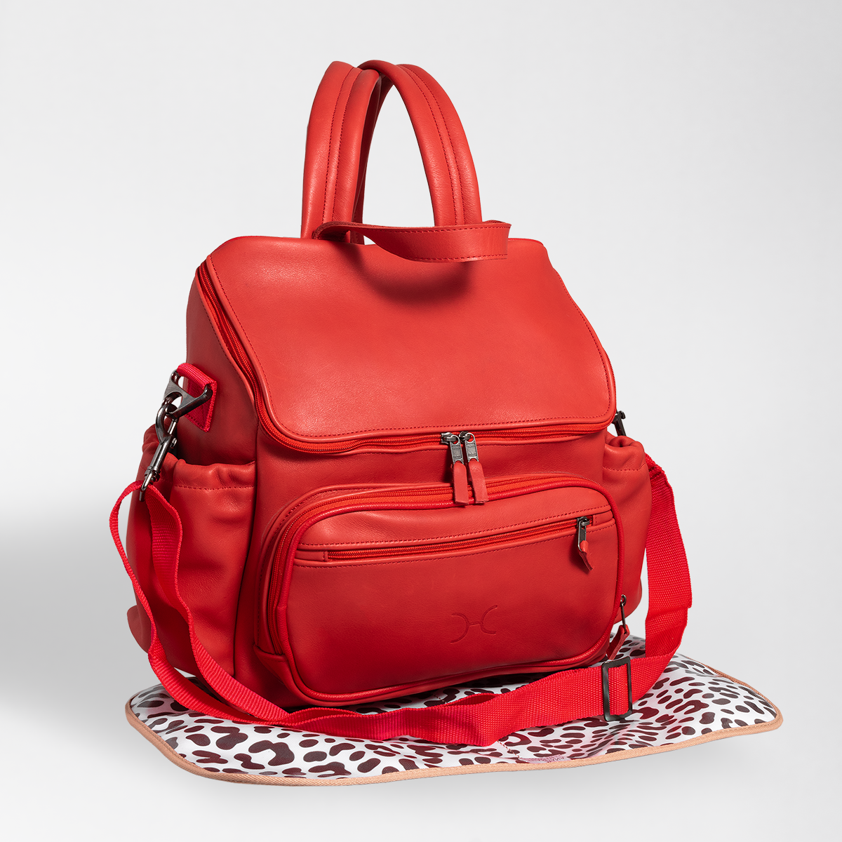 Baby Nappy Backpack Leather