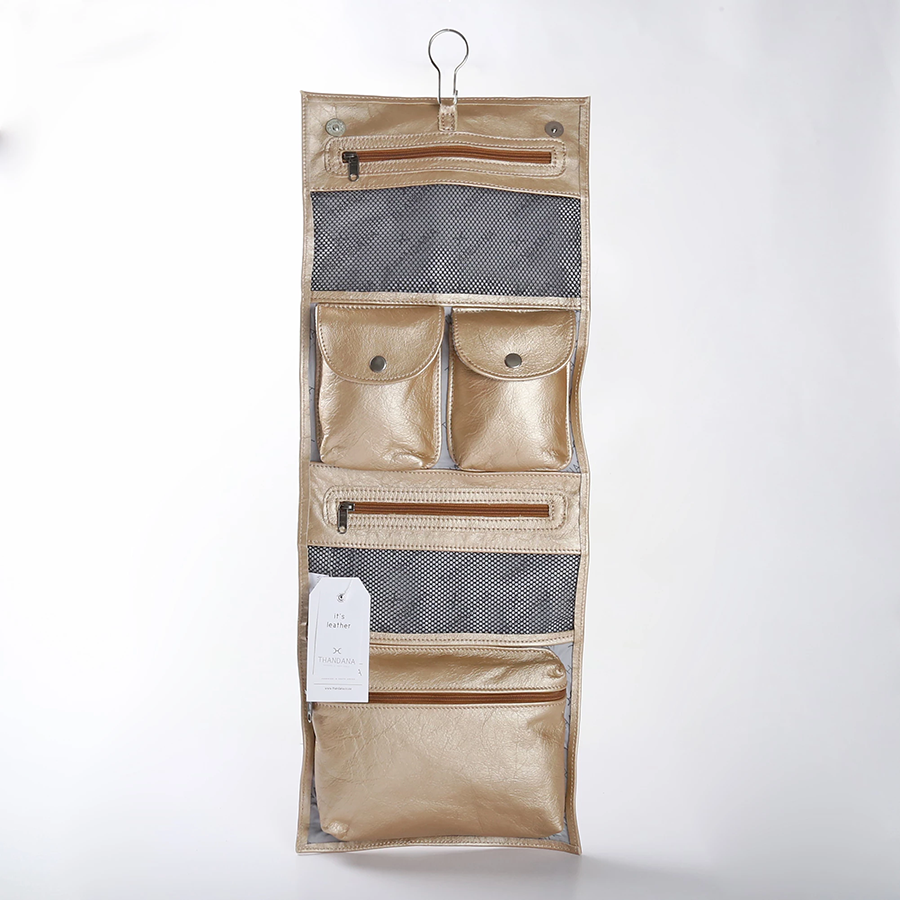 Roll Up Toiletry Leather