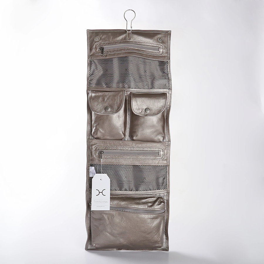 Roll Up Toiletry Leather