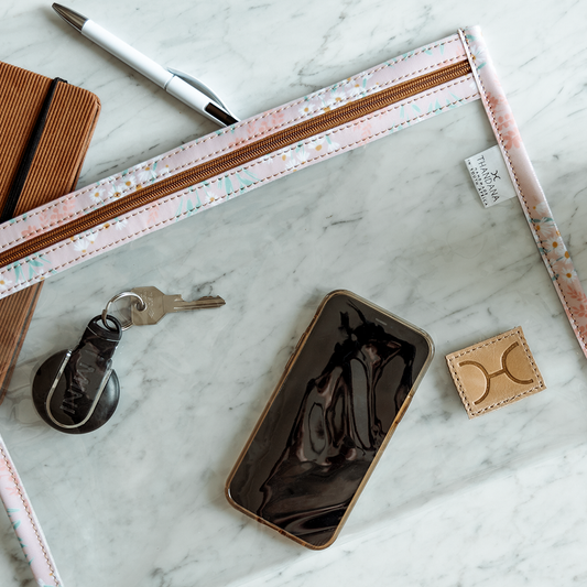 Clear Document Pouch Laminated Fabric