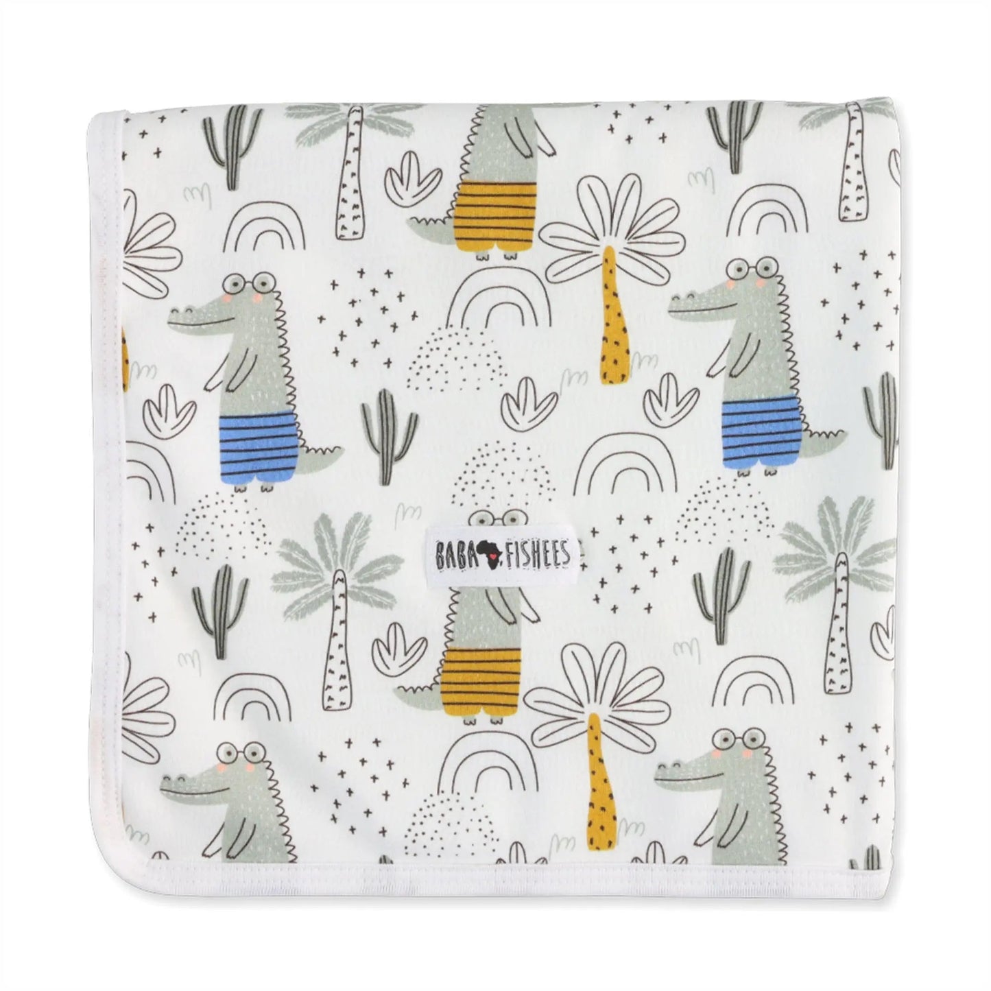 Baby Blanket - Walking Croc