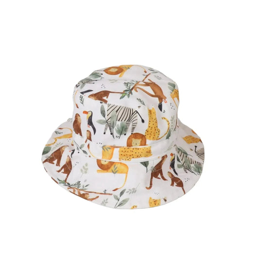 Bucket Hat - Watercolour Jungle