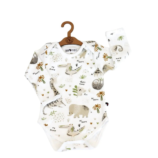 Classic Onesie - Hi There White - Long Sleeve