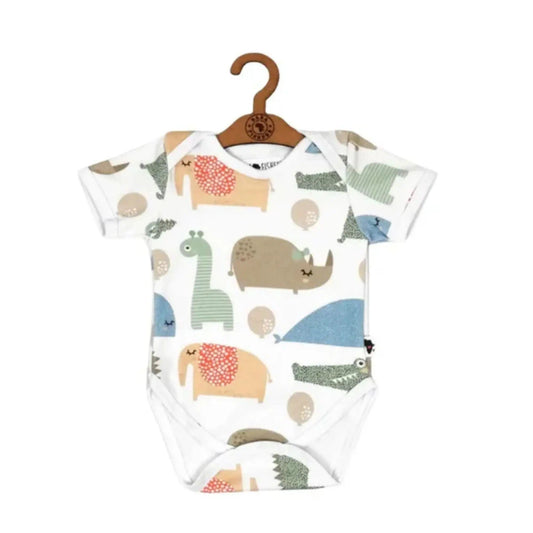 Classic Onesie - Dotty Animals - Short Sleeve