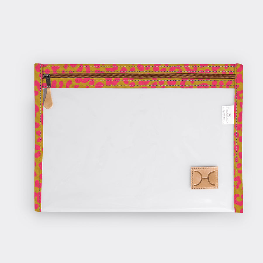 Corporate Clear Document Pouch Laminated Fabric