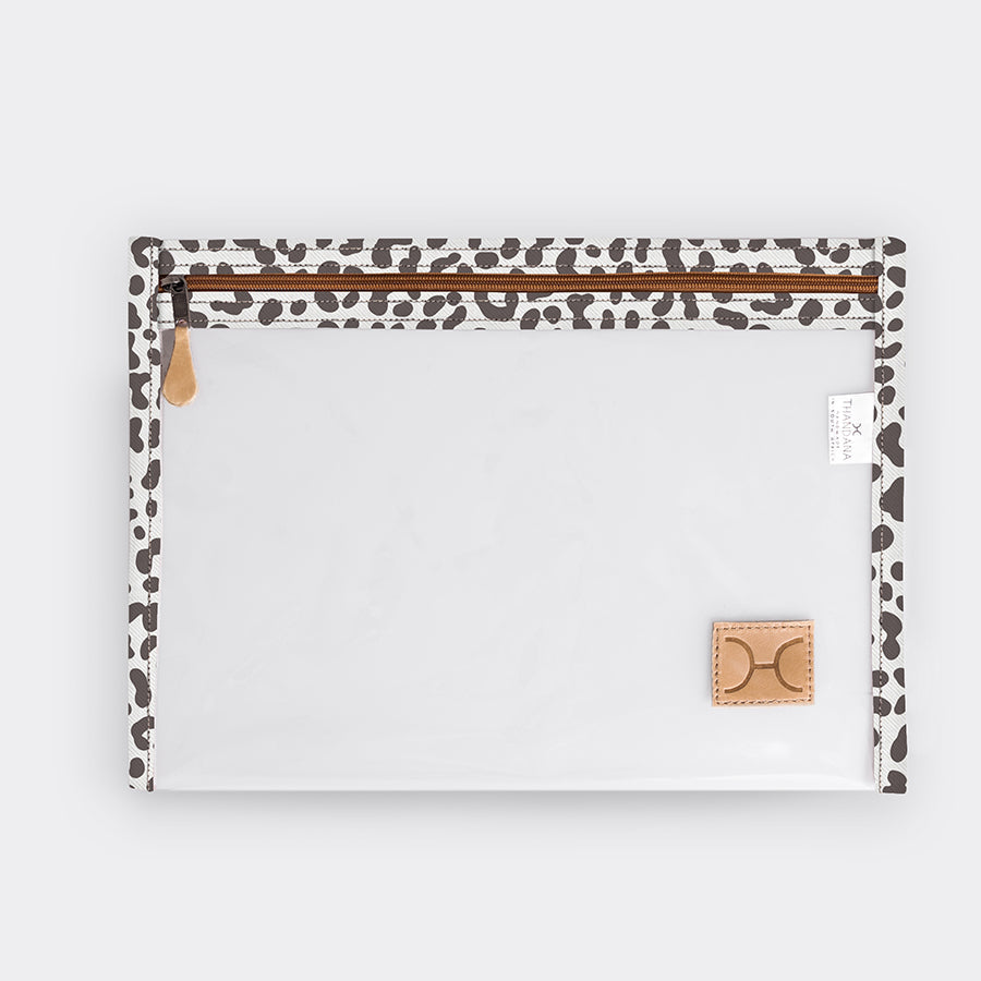Corporate Clear Document Pouch Laminated Fabric